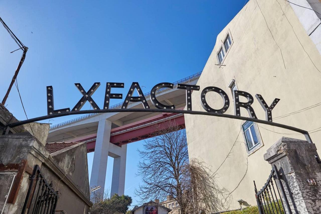 Lx Factory Apartment! Outside Terrace Lisbon Exterior photo